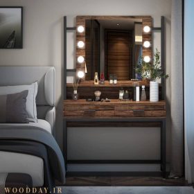 میز آرایش چوبی