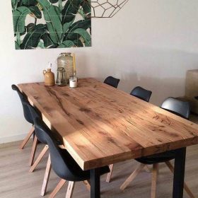 میز ناهار خوری چوبی