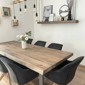 میز ناهارخوری چوبی کوچیک و شیک