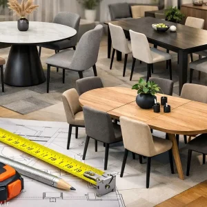 بهترین سایز میز ناهارخوری با طرح های مدرن و کارایی بالا (1)