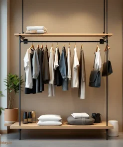 رگال لباس مدرن با چوب و فلز جدیدترین مدل اروپا