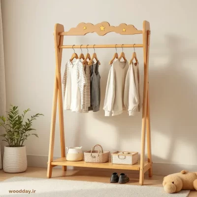 رگال لباس برای اتاق کودک