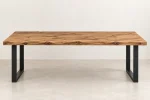 میز ناهارخوری چوبی طبیعی - تصویر 2