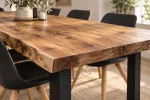 میز ناهارخوری چوبی طبیعی - تصویر 5